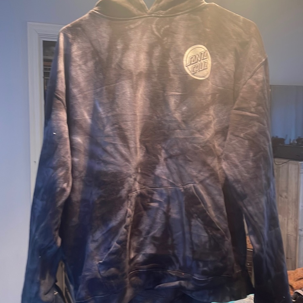 Santa Cruz hoodie tie dye